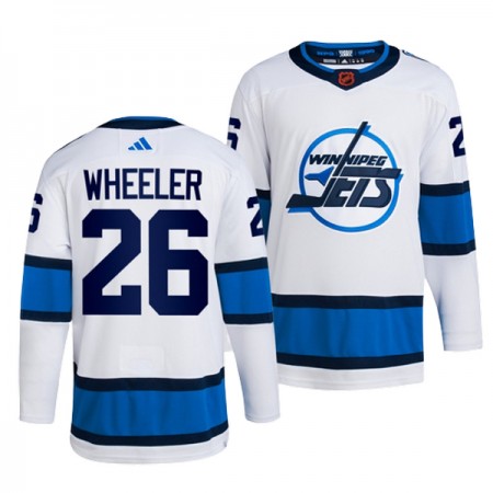 Winnipeg Jets Blake Wheeler 26 Adidas 2022-23 Reverse Retro 2.0 Weiss Trikot Authentic - Herren
